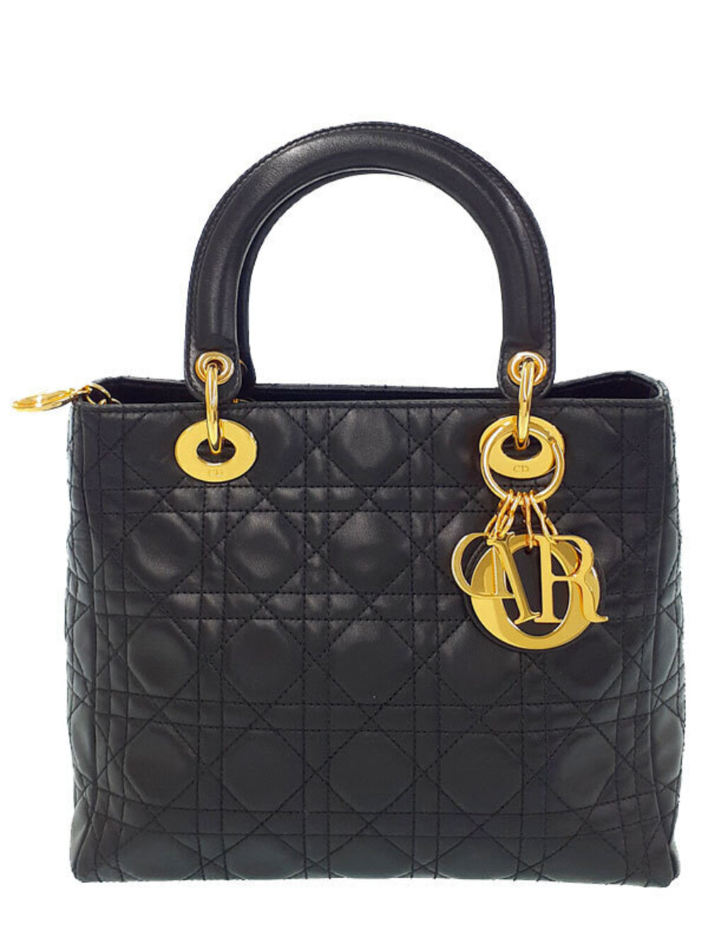Christian Dior Cannage Quilted Lady Dior 2way bag